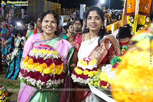 Saddula Bathukamma 2025 Celebrations at Tank Bund, Hyderabad