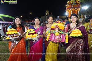 Saddula Bathukamma 2025 Celebrations at Tank Bund, Hyderabad
