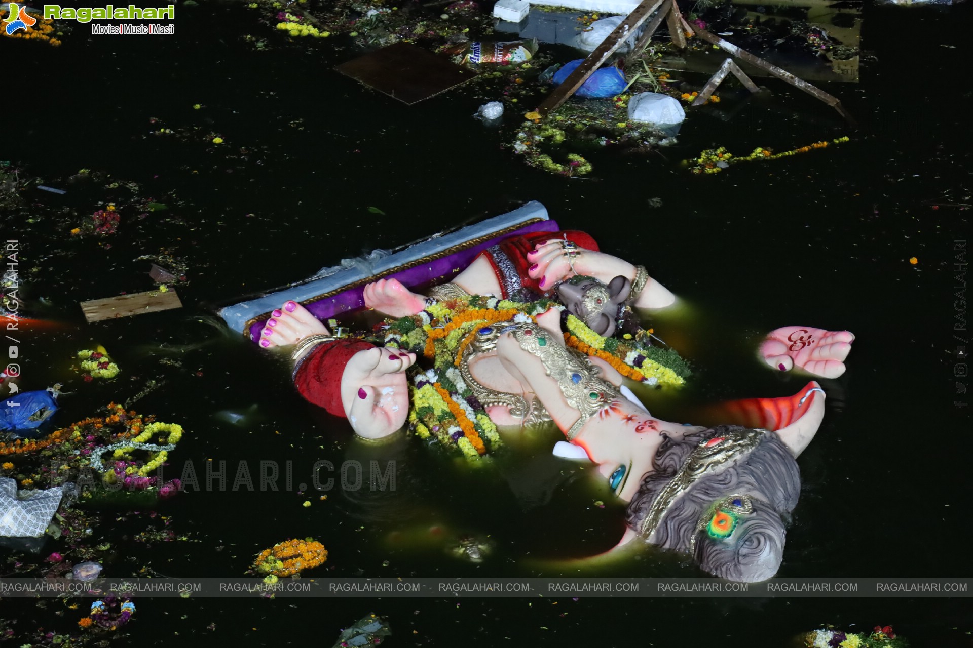 Ganesh Immersion 2025 at Tank Bund, Hyderabad