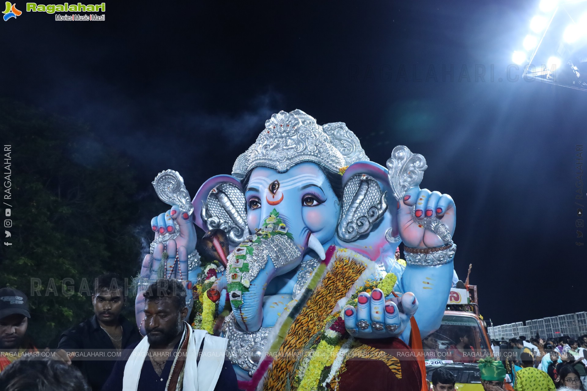Ganesh Immersion 2025 at Tank Bund, Hyderabad