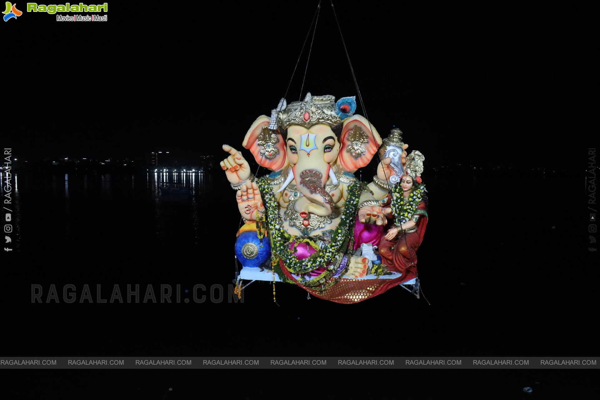 Ganesh Immersion 2025 at Tank Bund, Hyderabad