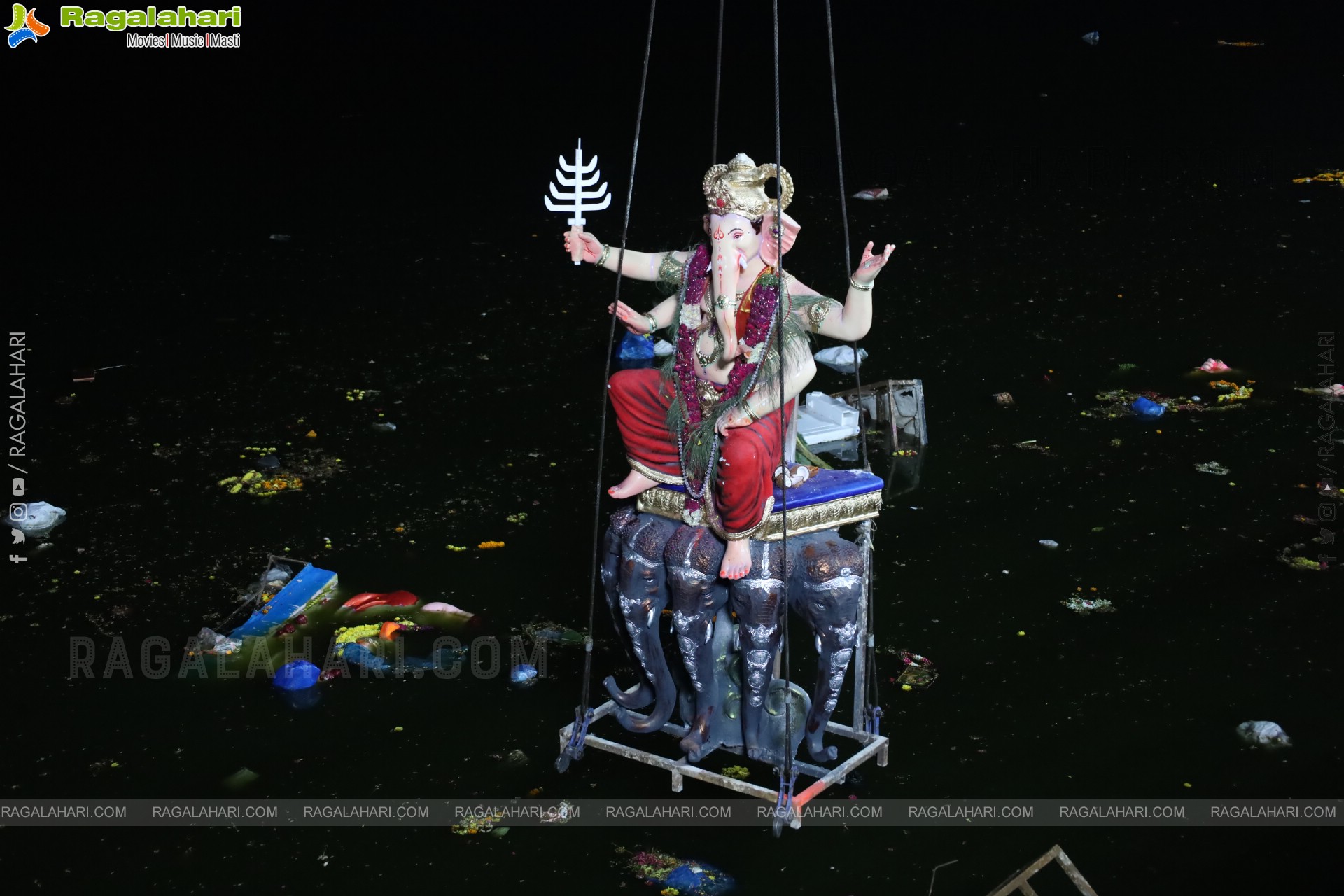 Ganesh Immersion 2025 at Tank Bund, Hyderabad