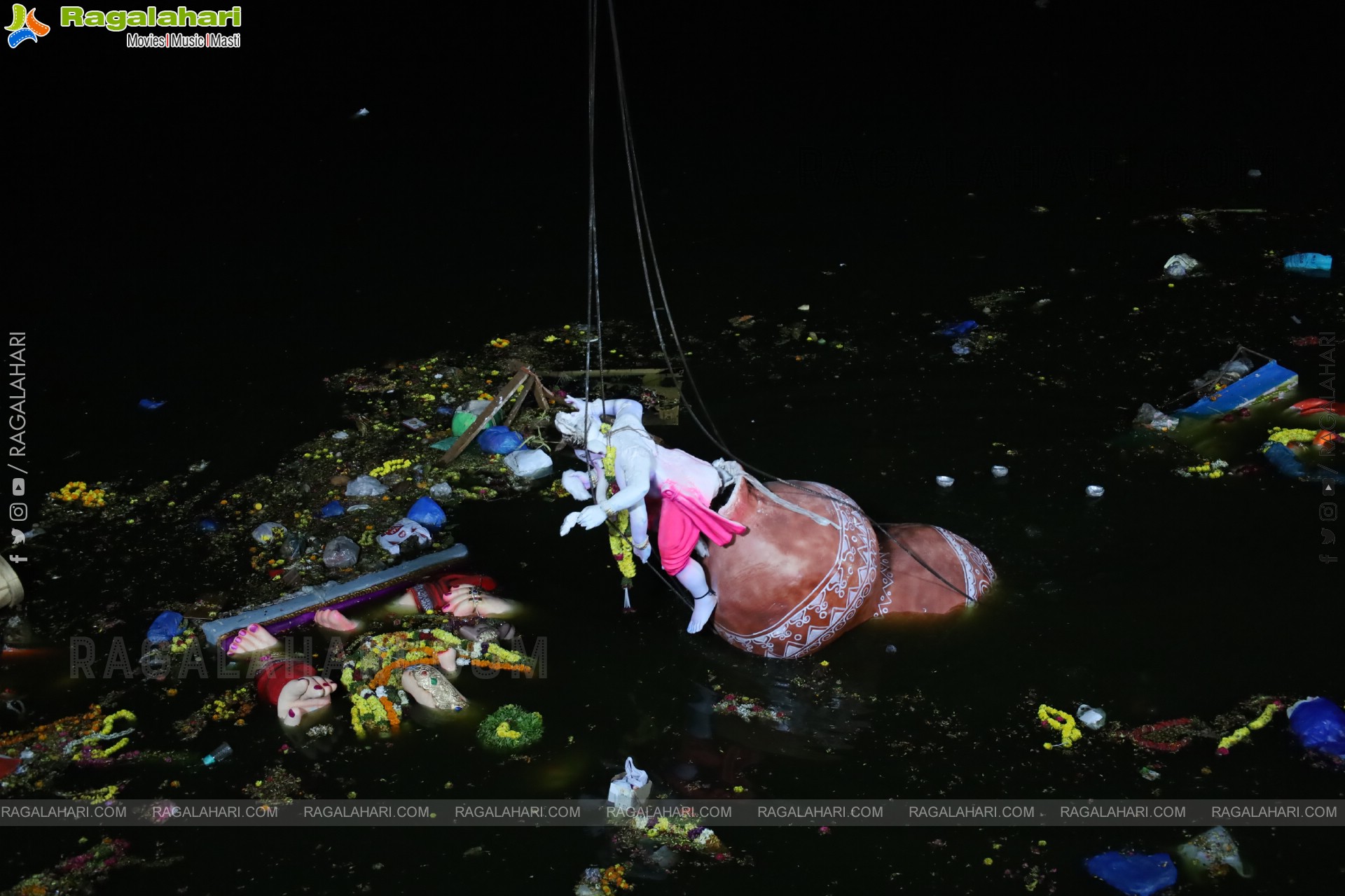 Ganesh Immersion 2025 at Tank Bund, Hyderabad