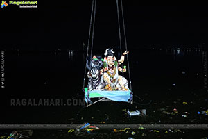 Ganesh Immersion 2025 at Tank Bund, Hyderabad