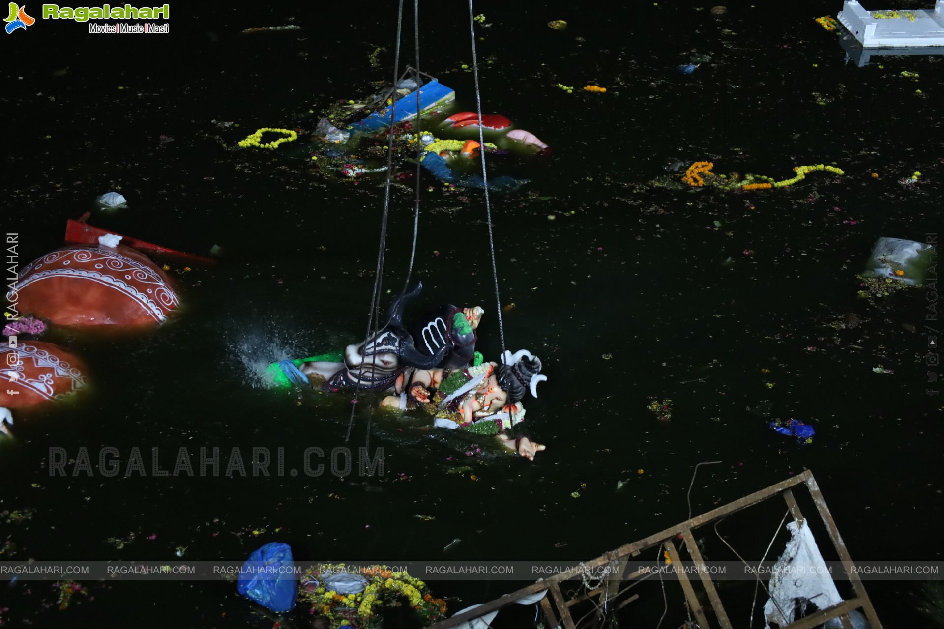 Ganesh Immersion 2025 at Tank Bund, Hyderabad