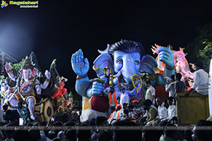 Ganesh Immersion 2025 at Tank Bund, Hyderabad