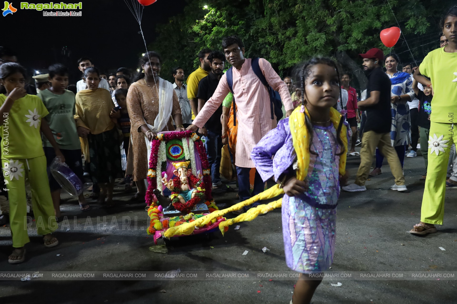Ganesh Immersion 2025 at Tank Bund, Hyderabad