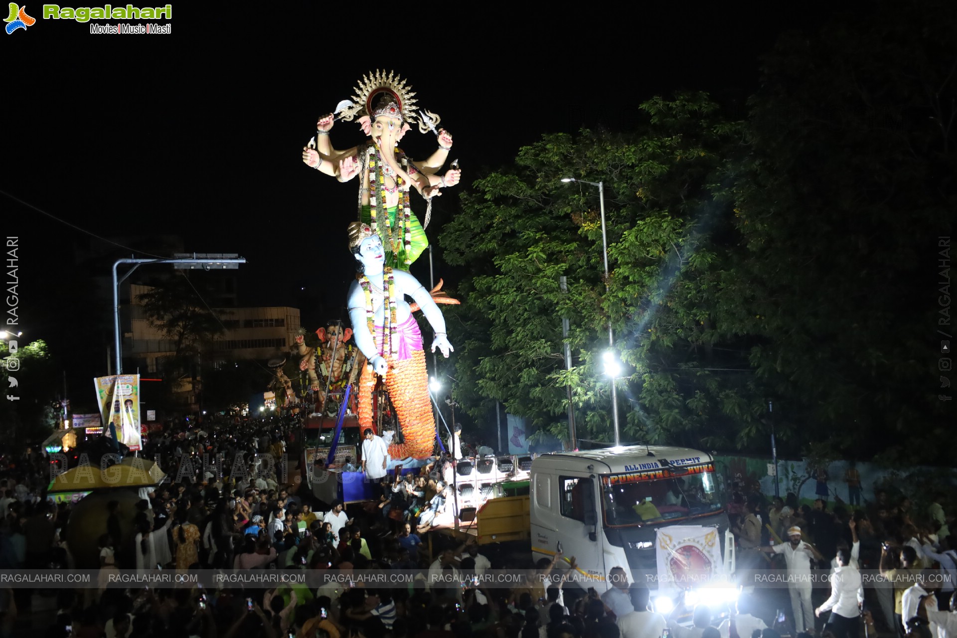 Ganesh Immersion 2025 at Tank Bund, Hyderabad
