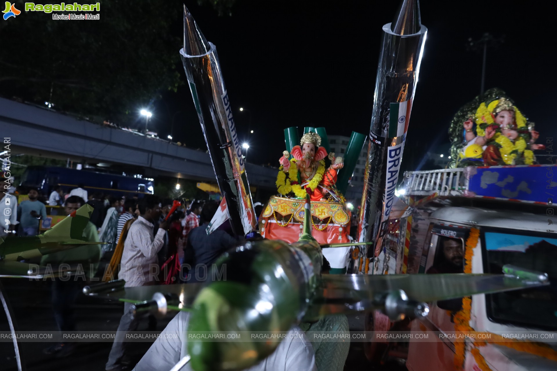 Ganesh Immersion 2025 at Tank Bund, Hyderabad