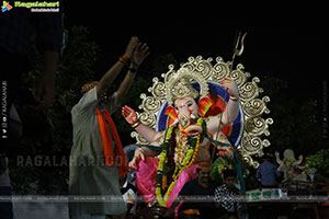 Ganesh Immersion 2025 at Tank Bund, Hyderabad