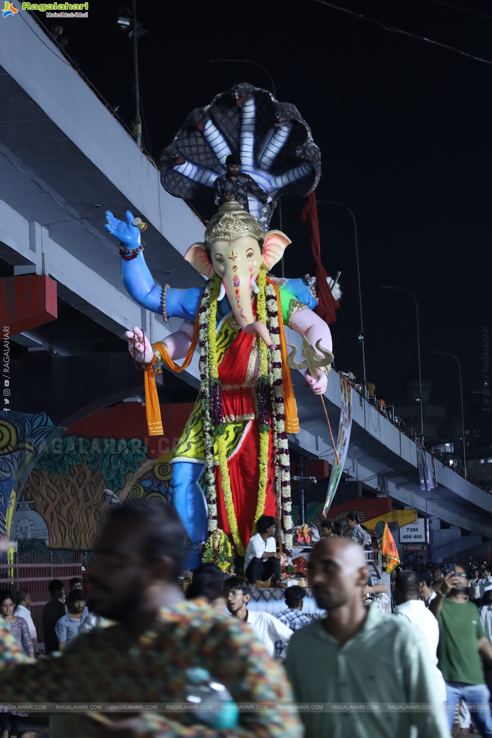 Ganesh Immersion 2025 at Tank Bund, Hyderabad