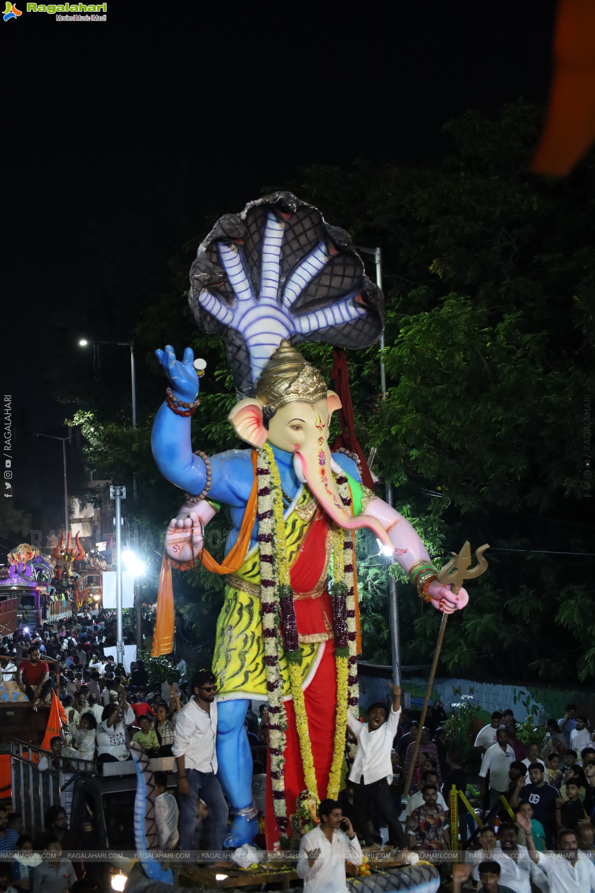 Ganesh Immersion 2025 at Tank Bund, Hyderabad