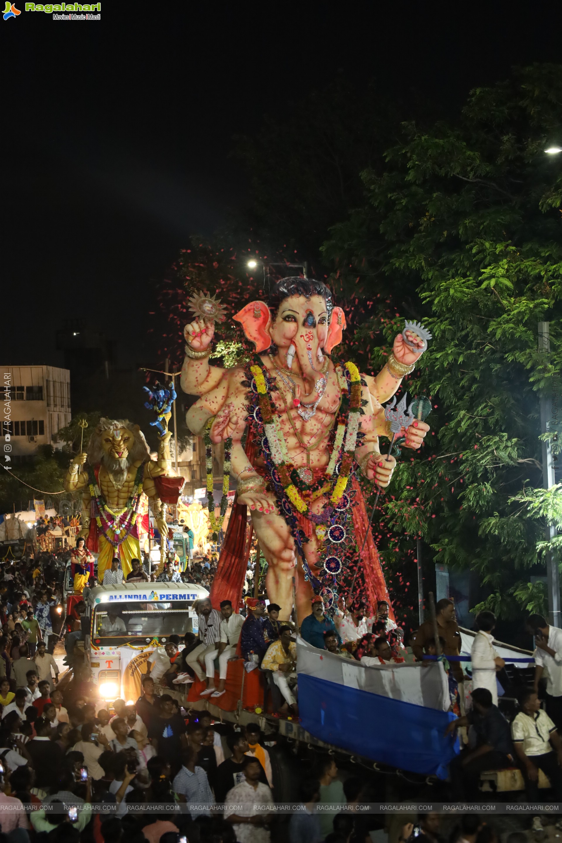 Ganesh Immersion 2025 at Tank Bund, Hyderabad