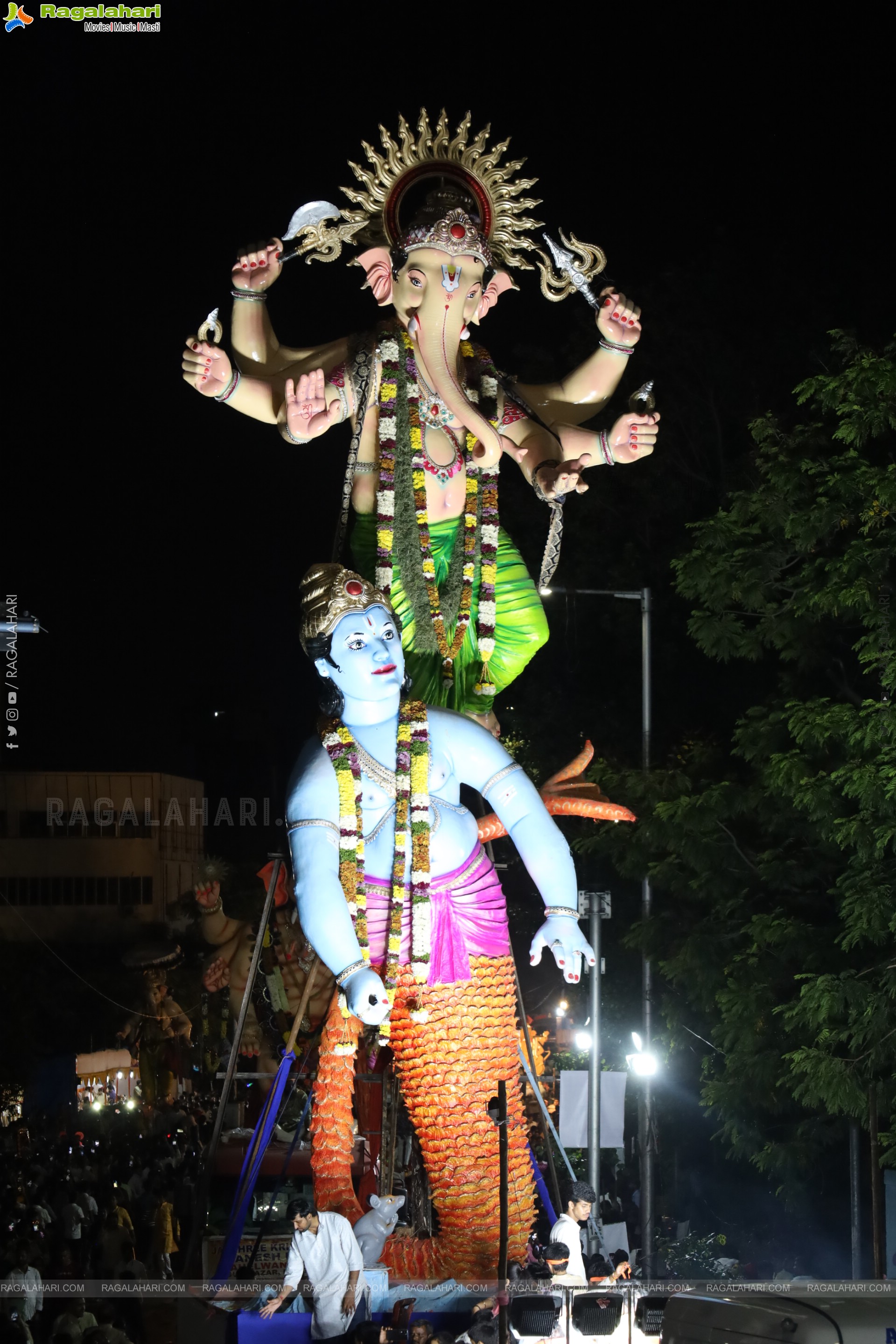 Ganesh Immersion 2025 at Tank Bund, Hyderabad