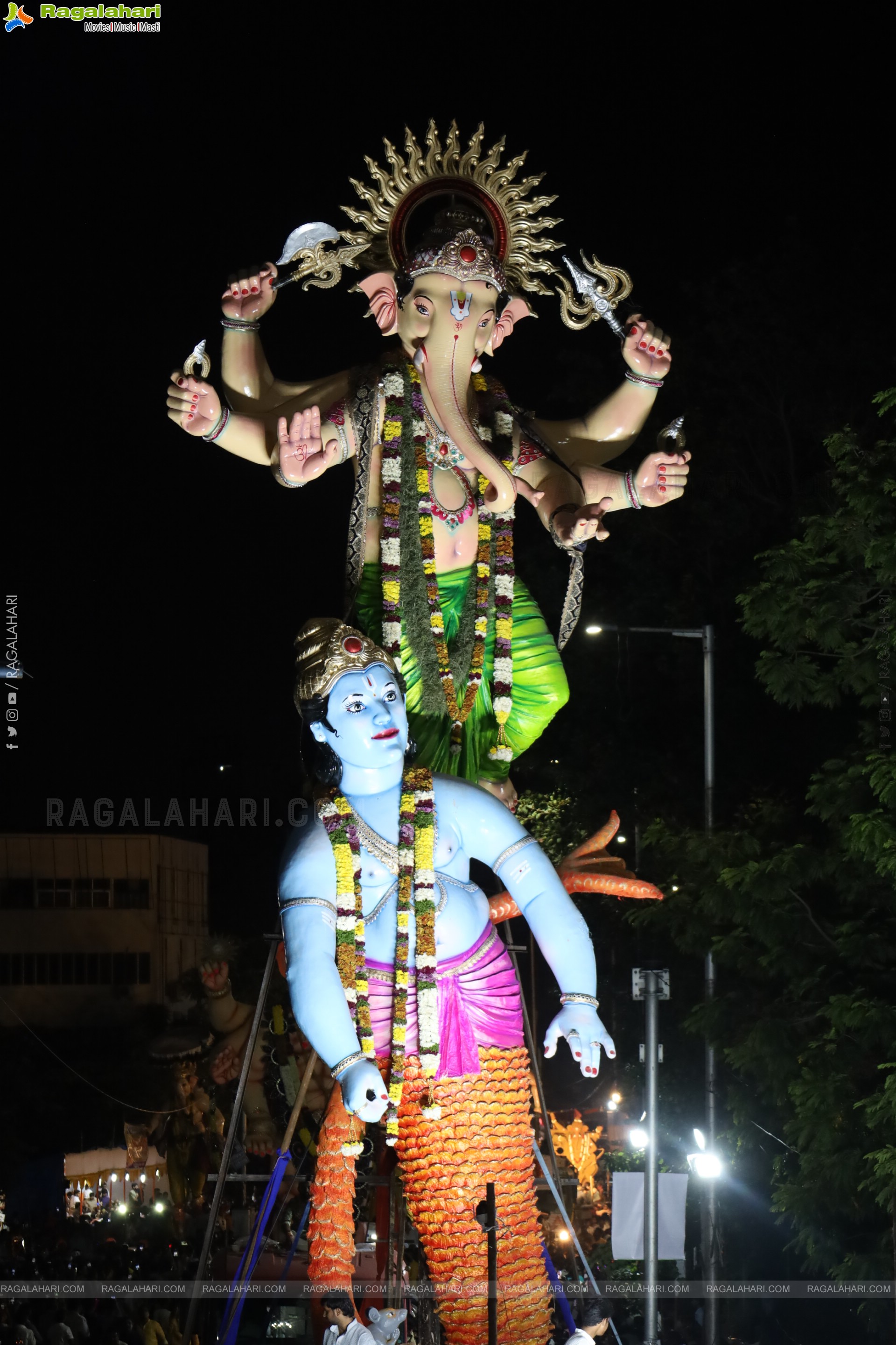 Ganesh Immersion 2025 at Tank Bund, Hyderabad