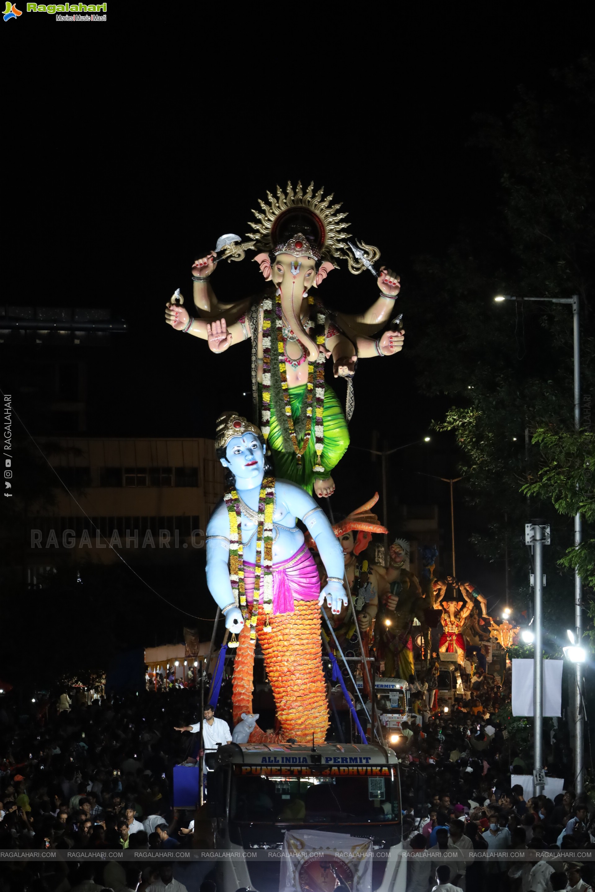 Ganesh Immersion 2025 at Tank Bund, Hyderabad