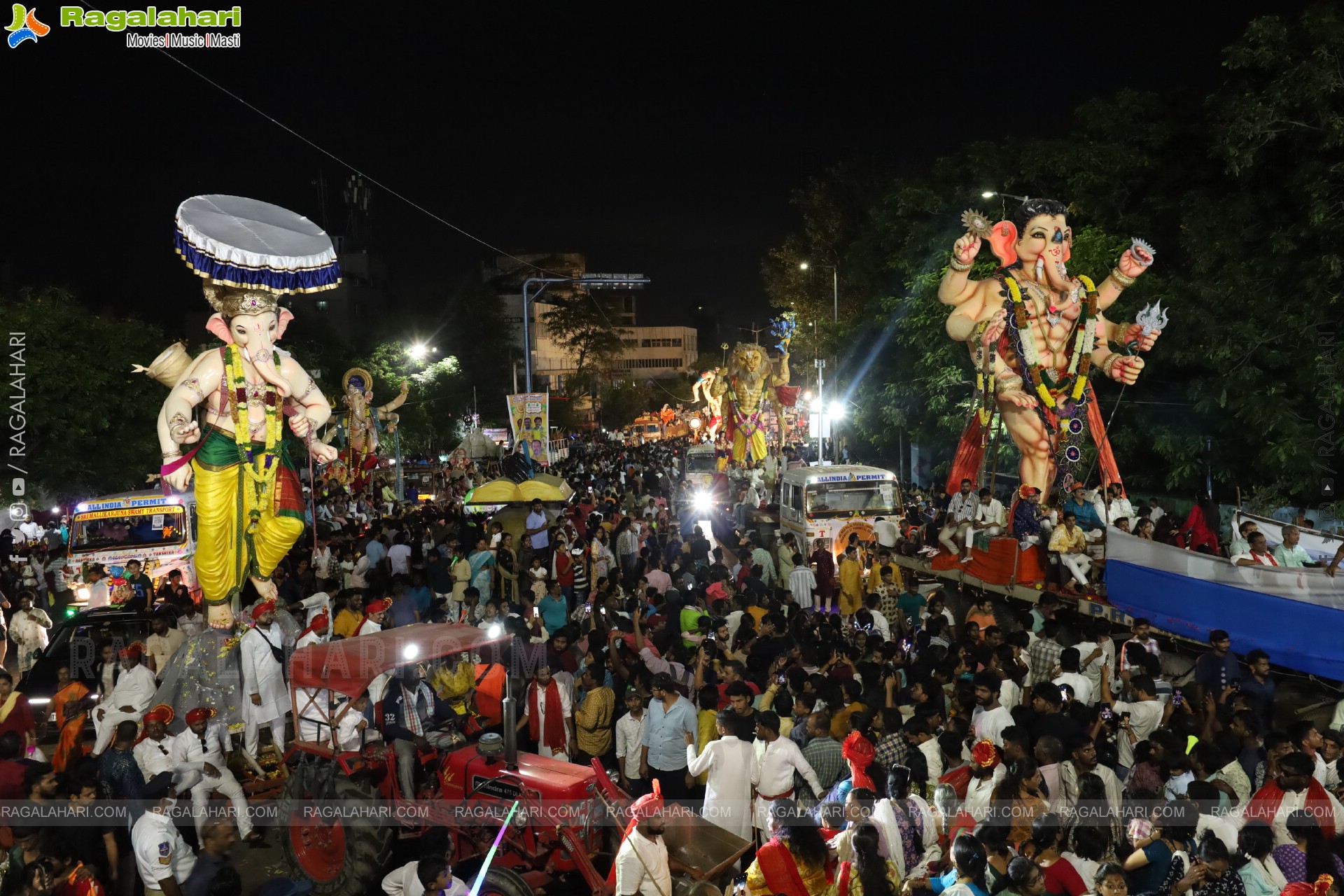 Ganesh Immersion 2025 at Tank Bund, Hyderabad