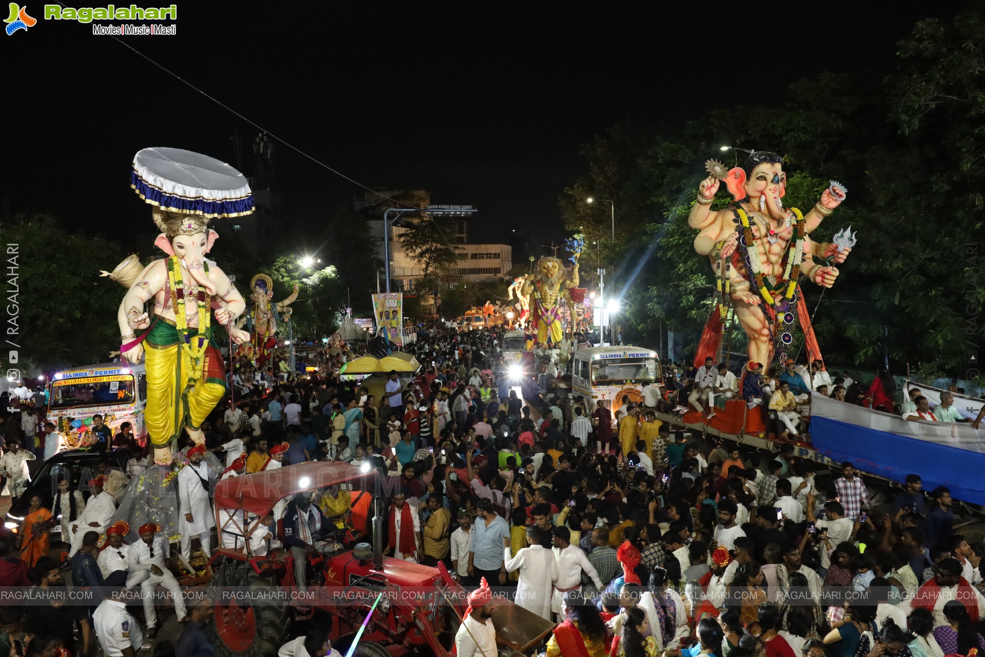 Ganesh Immersion 2025 at Tank Bund, Hyderabad