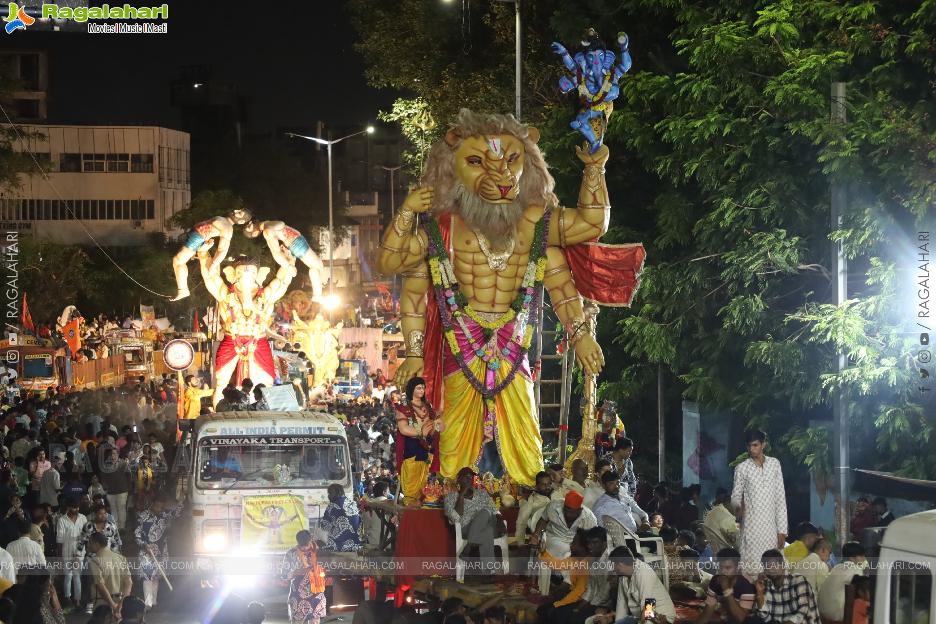 Ganesh Immersion 2025 at Tank Bund, Hyderabad