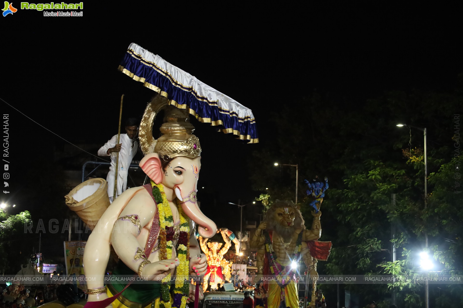 Ganesh Immersion 2025 at Tank Bund, Hyderabad