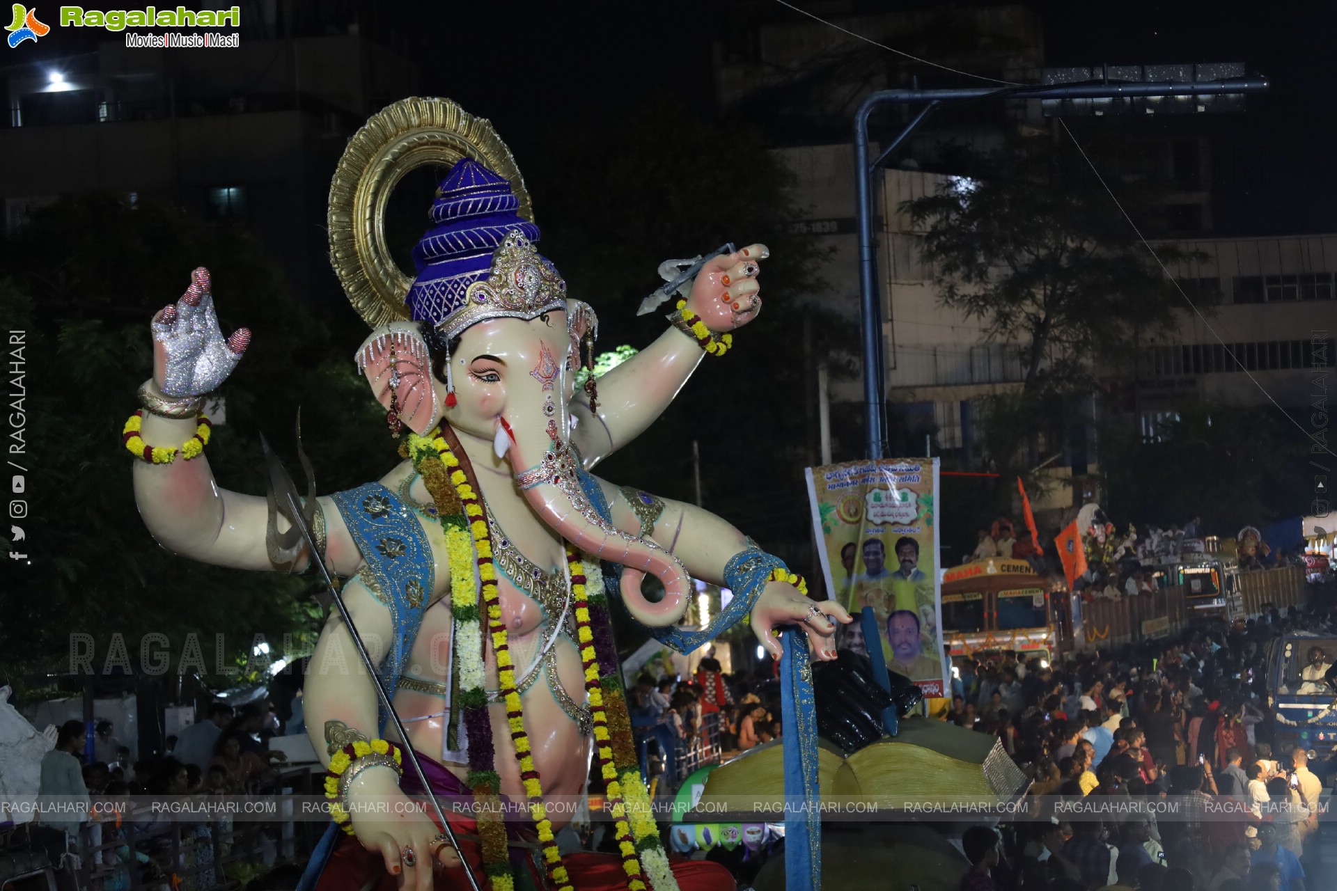 Ganesh Immersion 2025 at Tank Bund, Hyderabad