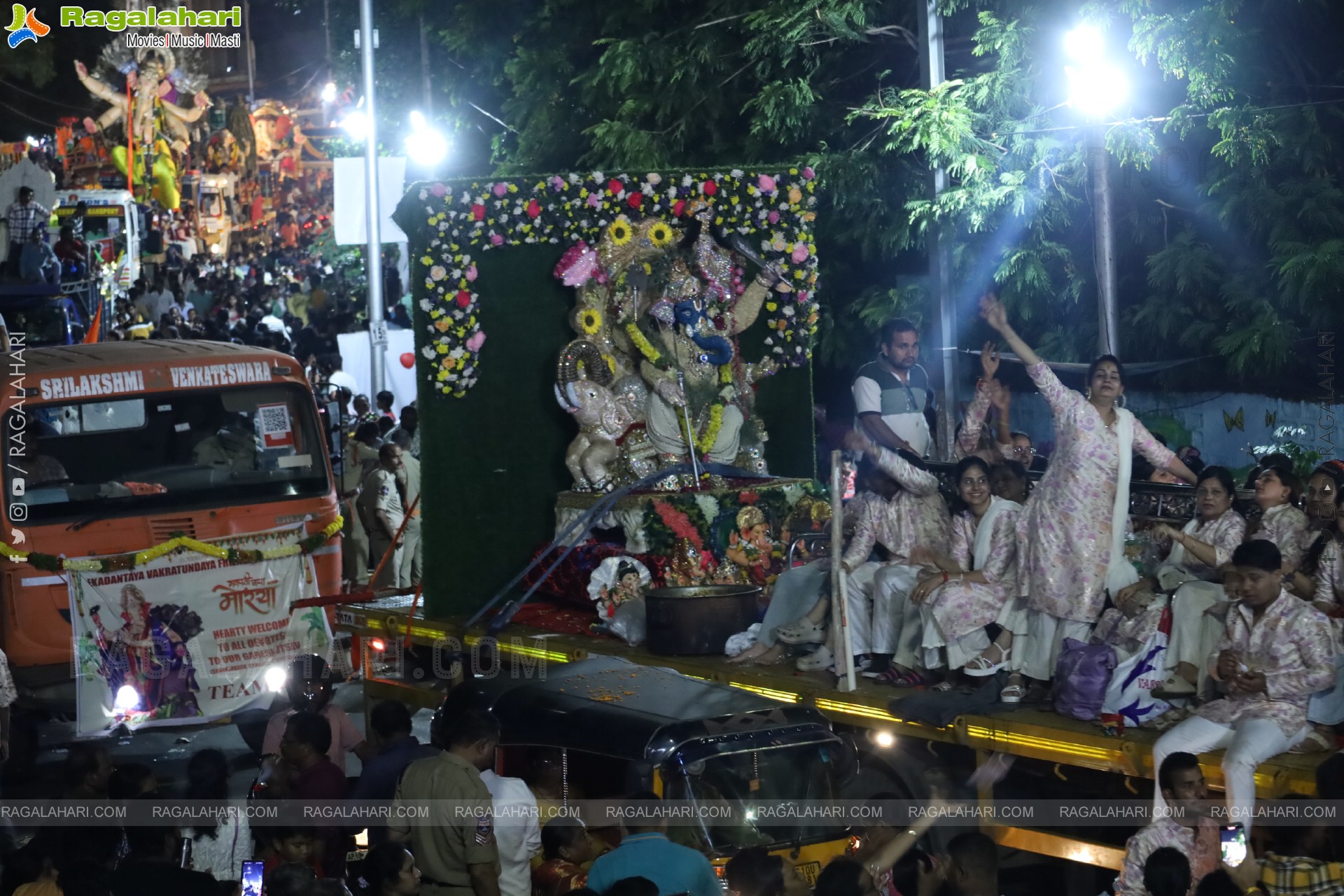 Ganesh Immersion 2025 at Tank Bund, Hyderabad