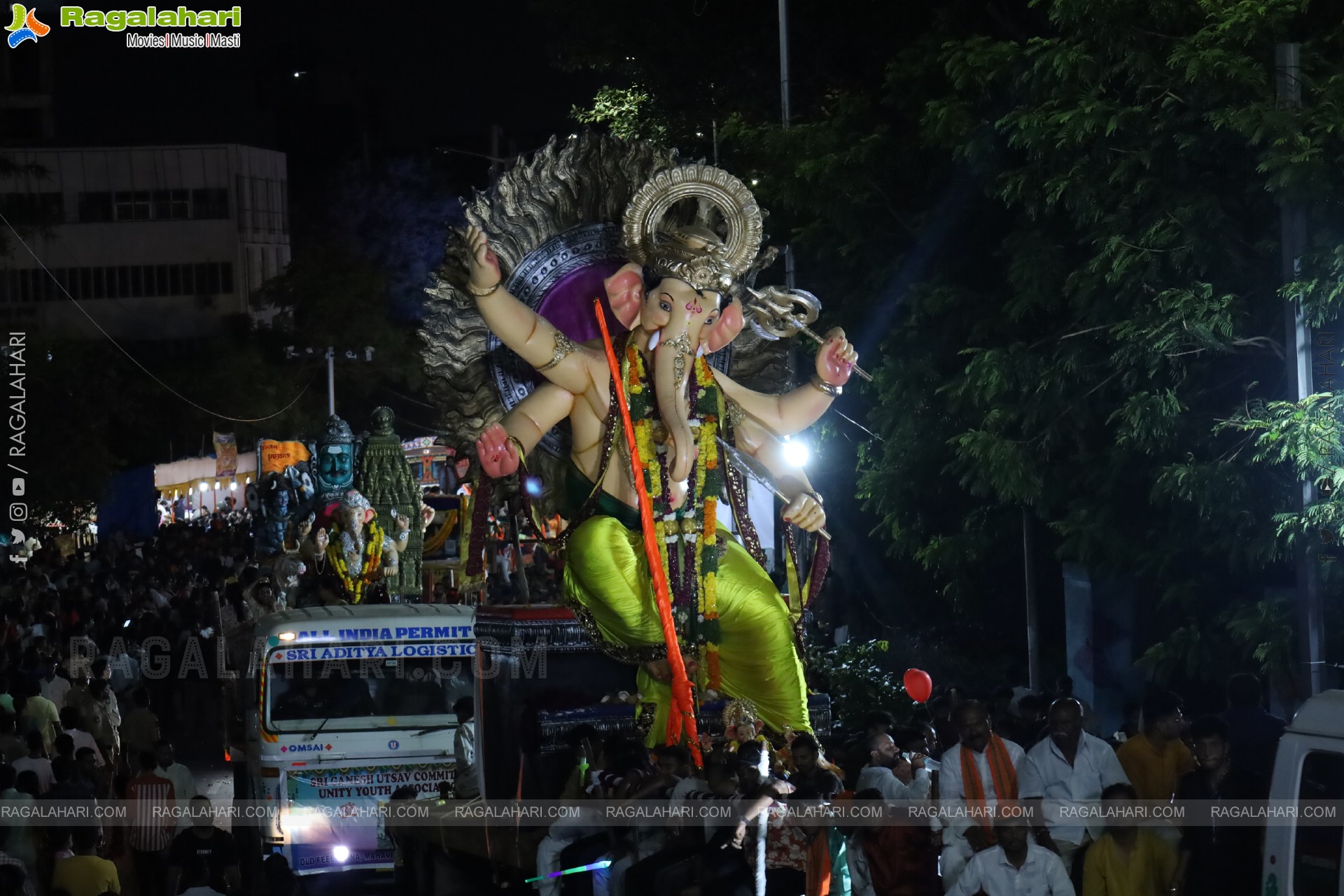 Ganesh Immersion 2025 at Tank Bund, Hyderabad