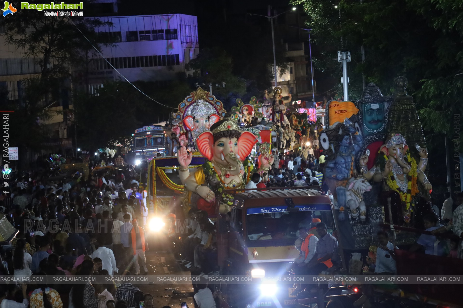 Ganesh Immersion 2025 at Tank Bund, Hyderabad