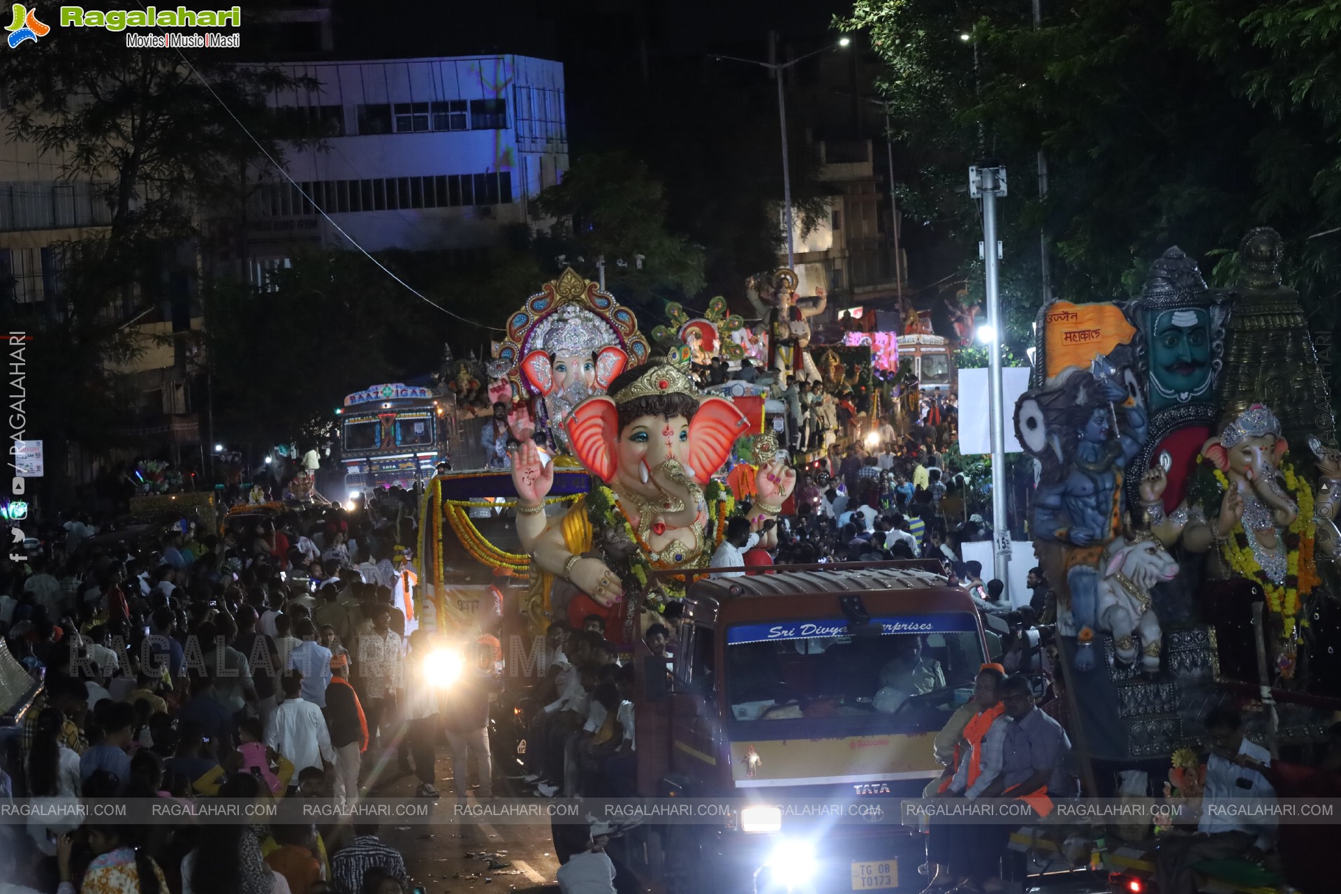 Ganesh Immersion 2025 at Tank Bund, Hyderabad