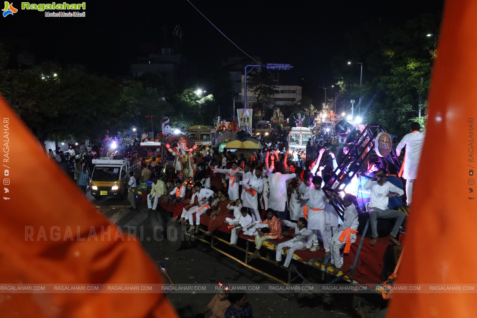 Ganesh Immersion 2025 at Tank Bund, Hyderabad