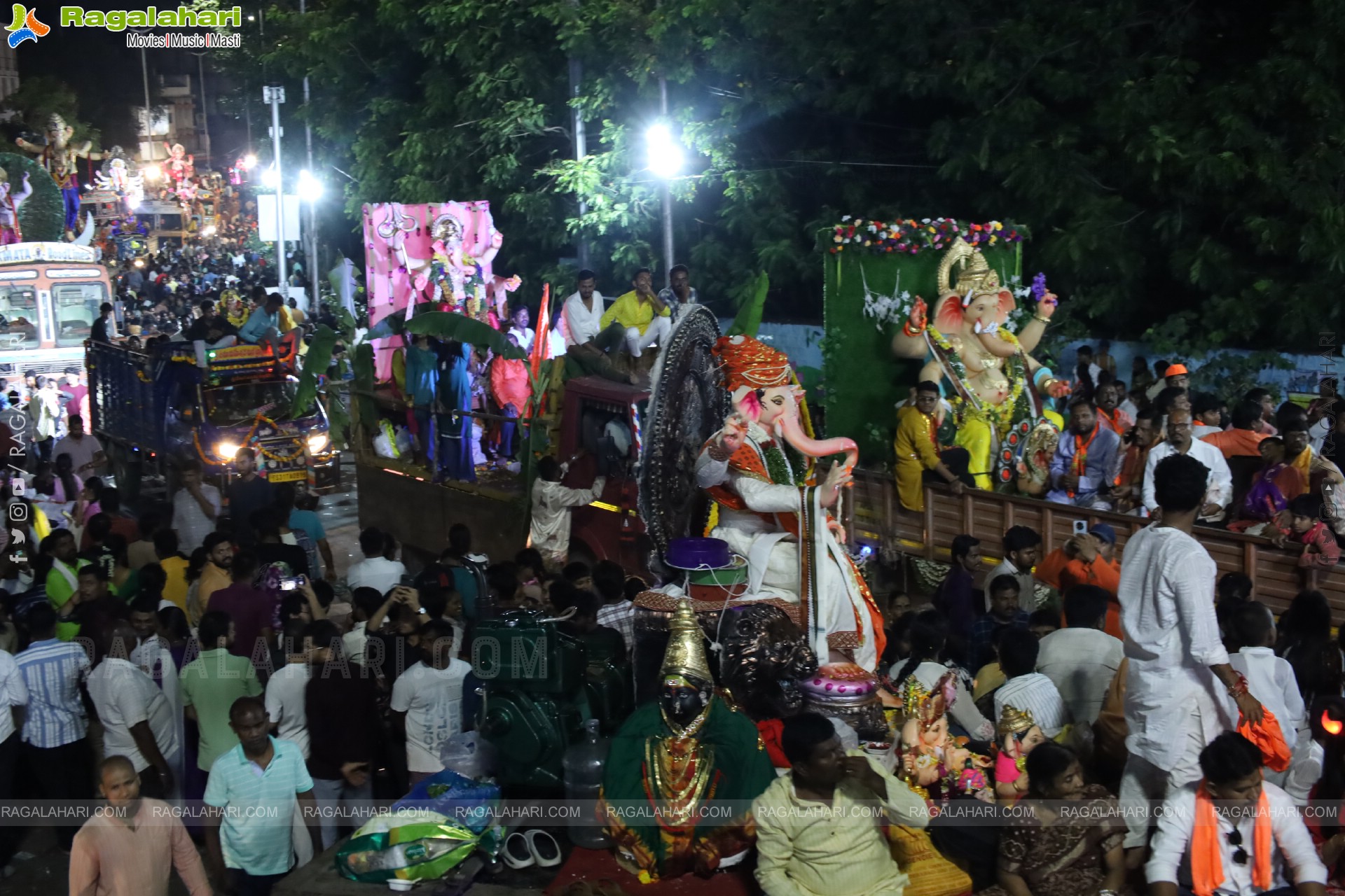 Ganesh Immersion 2025 at Tank Bund, Hyderabad