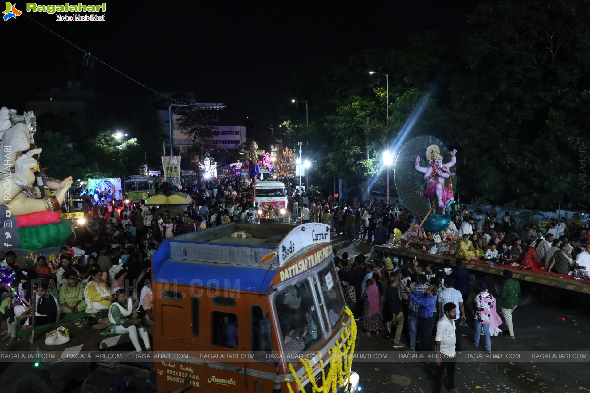 Ganesh Immersion 2025 at Tank Bund, Hyderabad