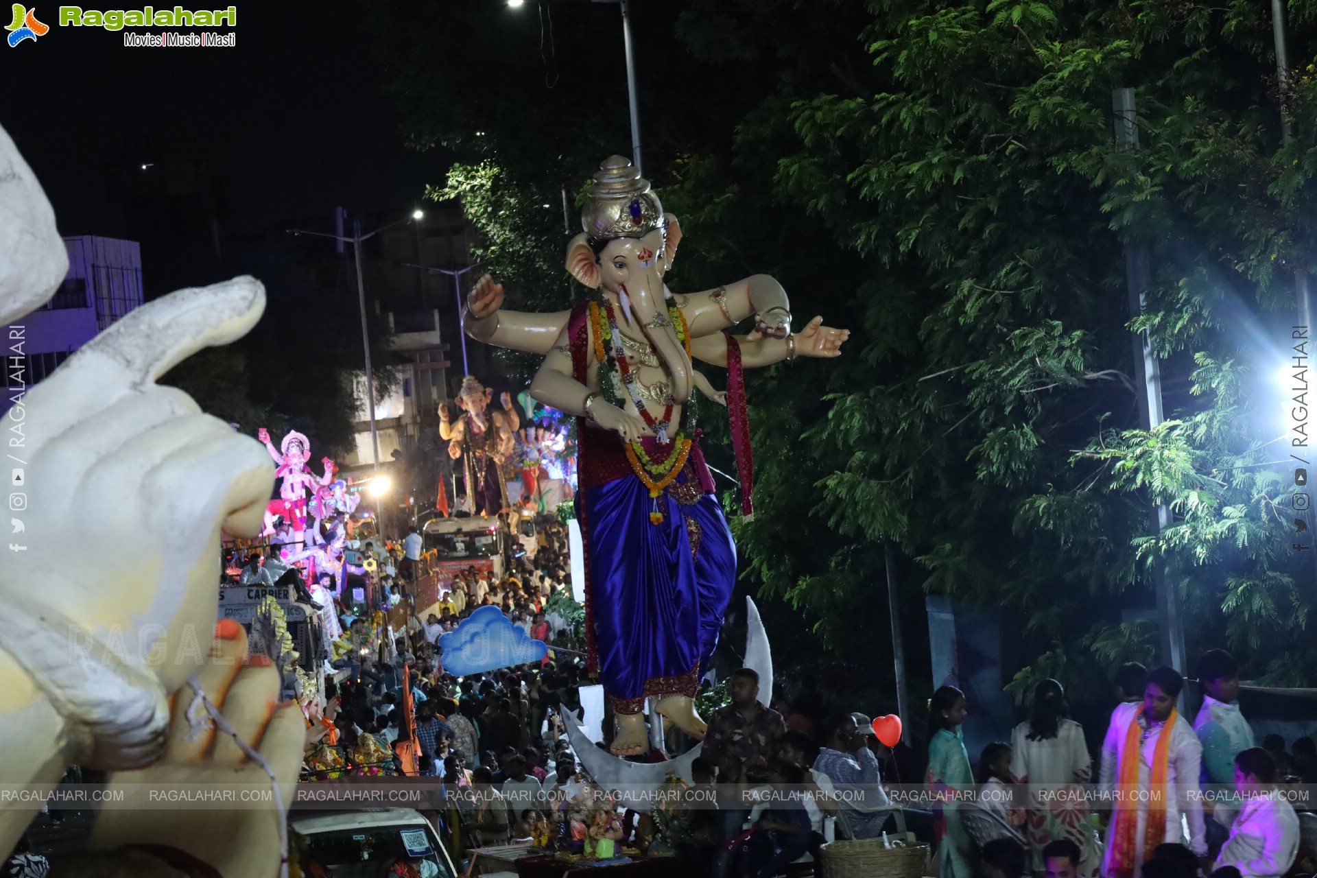 Ganesh Immersion 2025 at Tank Bund, Hyderabad