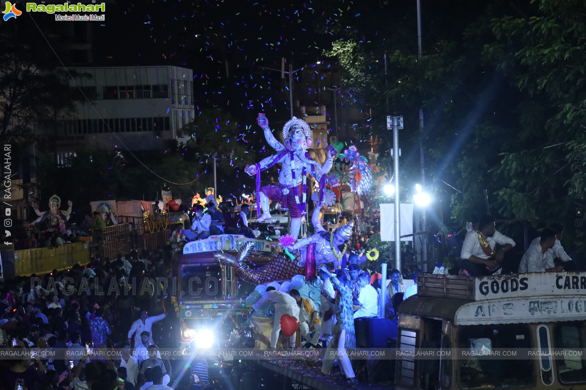Ganesh Immersion 2025 at Tank Bund, Hyderabad