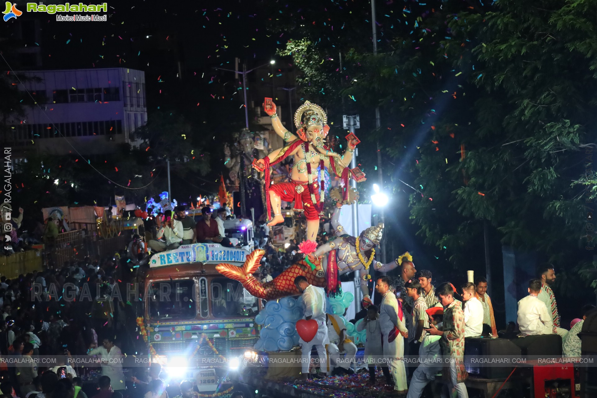 Ganesh Immersion 2025 at Tank Bund, Hyderabad