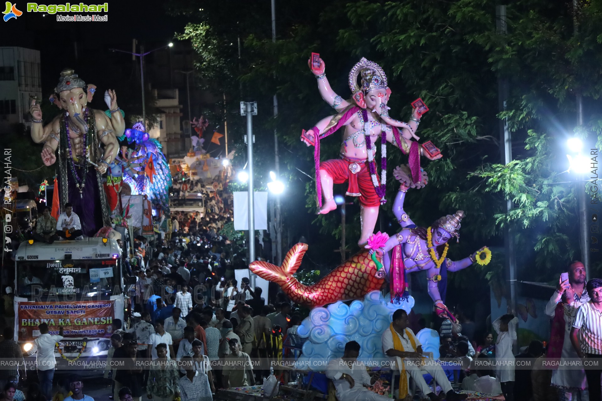 Ganesh Immersion 2025 at Tank Bund, Hyderabad