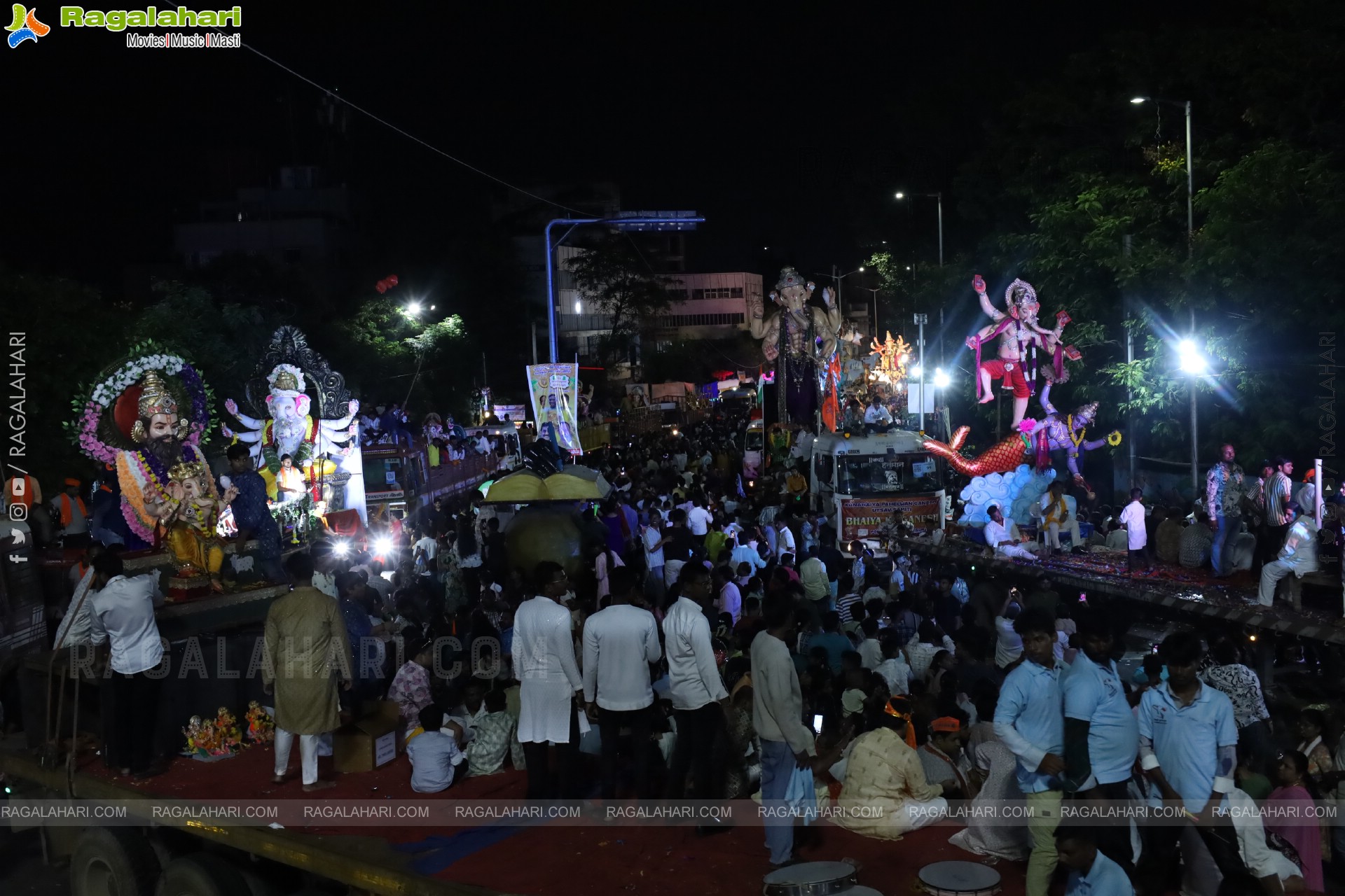 Ganesh Immersion 2025 at Tank Bund, Hyderabad
