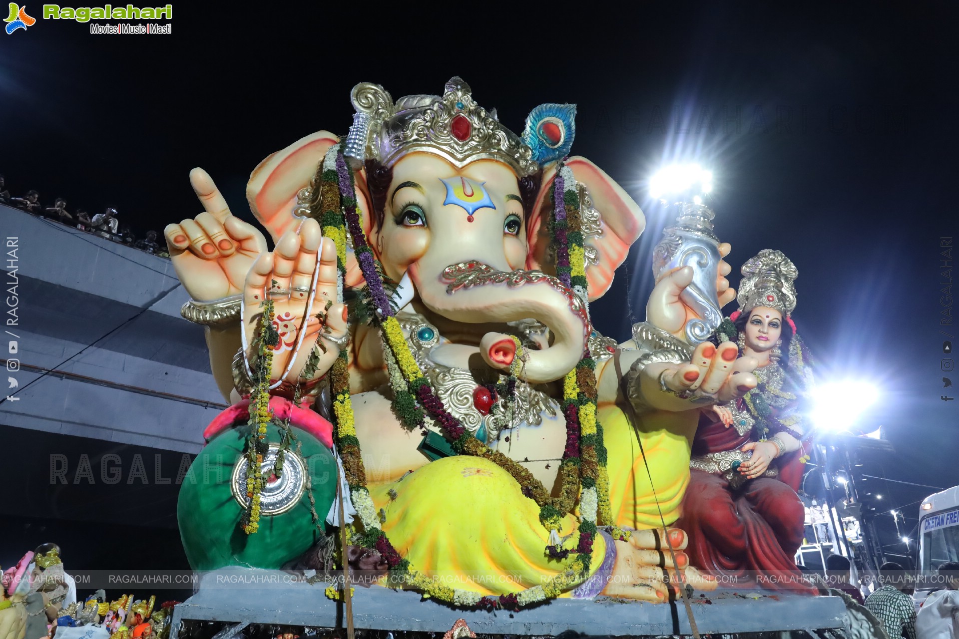 Ganesh Immersion 2025 at Tank Bund, Hyderabad