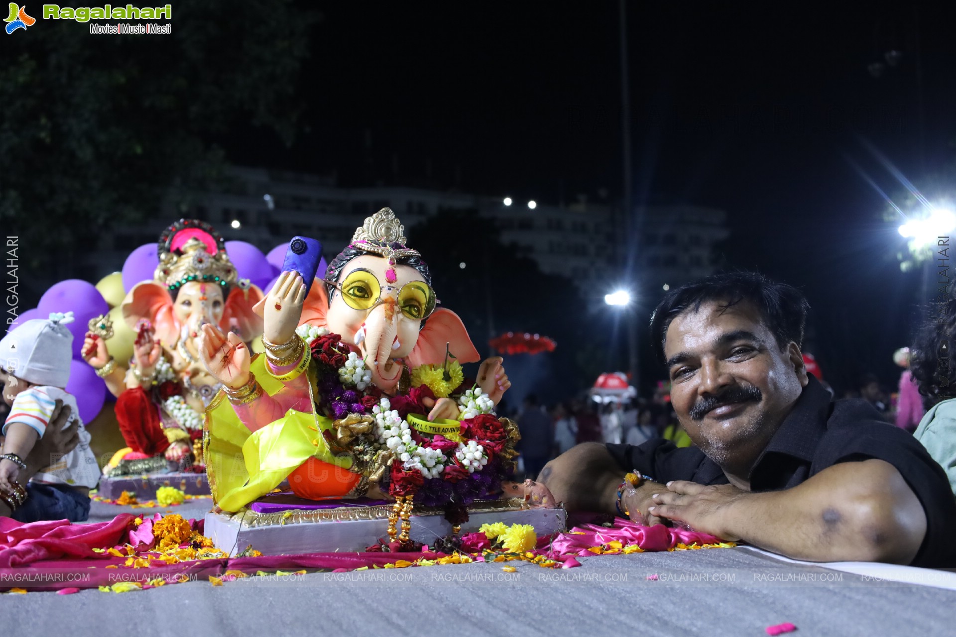 Ganesh Immersion 2025 at Tank Bund, Hyderabad