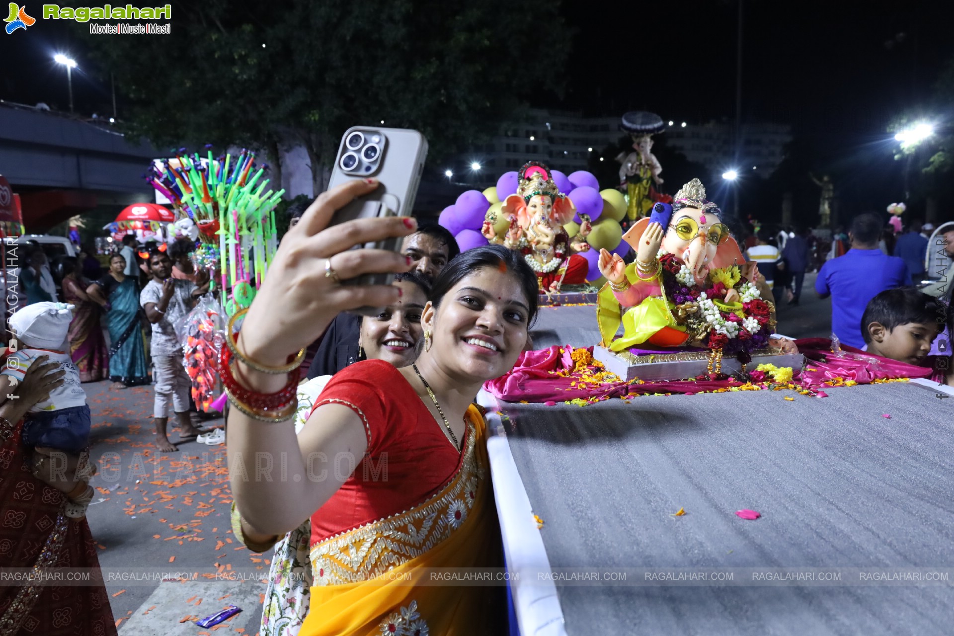 Ganesh Immersion 2025 at Tank Bund, Hyderabad