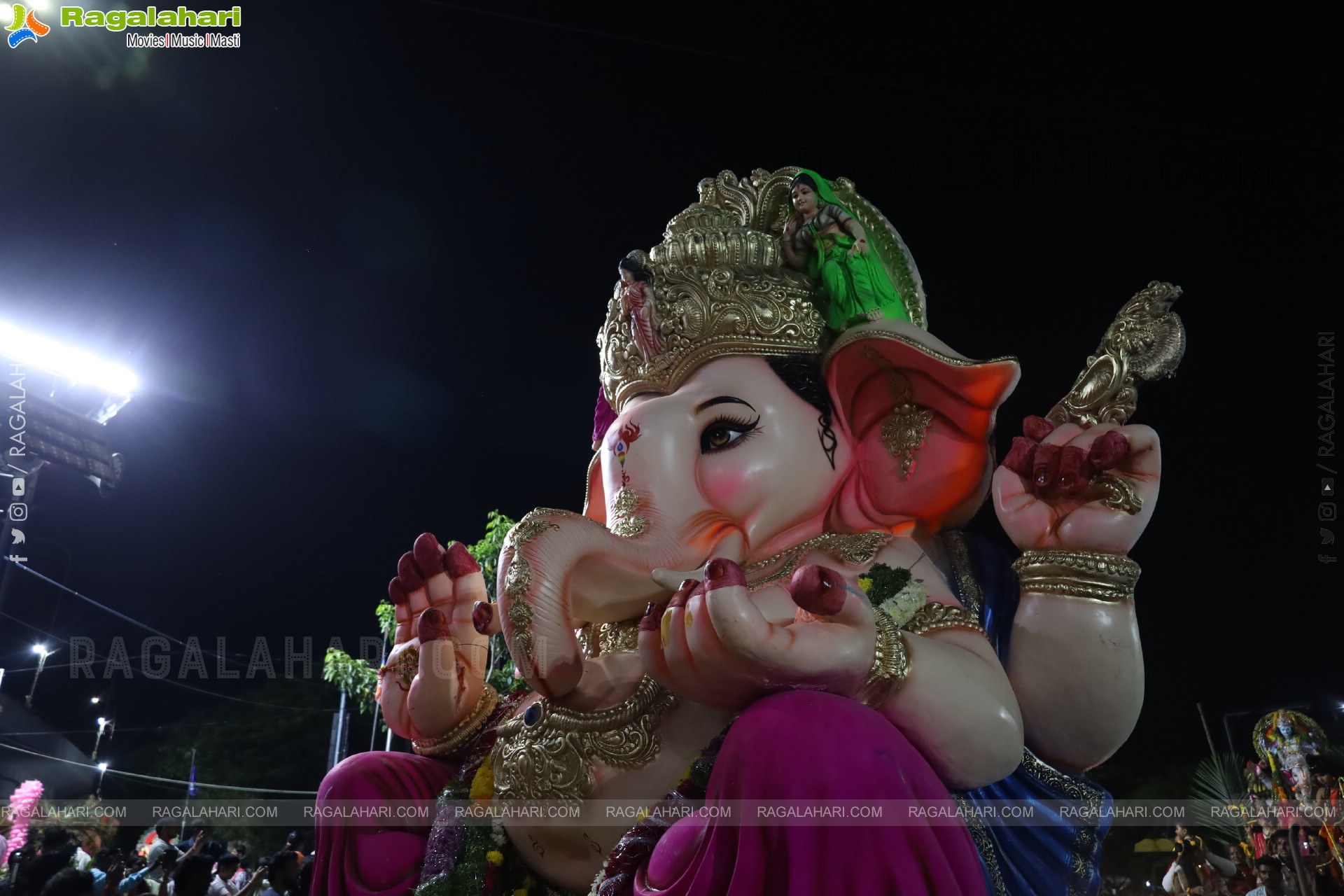Ganesh Immersion 2025 at Tank Bund, Hyderabad