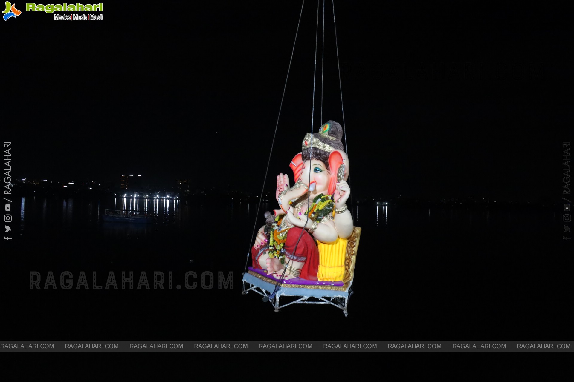 Ganesh Immersion 2025 at Tank Bund, Hyderabad