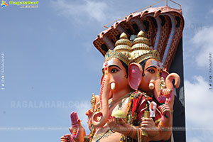 Khairatabad Ganesh Nimajjanam 2025 at Tank Bund in Hyderabad