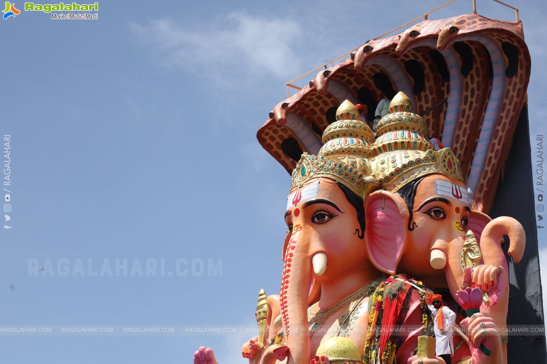 Khairatabad Ganesh Nimajjanam 2025 at Tank Bund in Hyderabad	