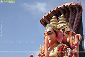 Khairatabad Ganesh Nimajjanam 2025 at Tank Bund in Hyderabad
