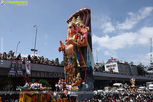 Khairatabad Ganesh Nimajjanam 2025 at Tank Bund in Hyderabad