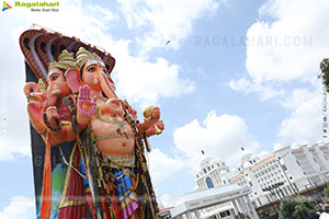 Khairatabad Ganesh Nimajjanam 2025 at Tank Bund in Hyderabad
