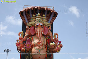 Khairatabad Ganesh Nimajjanam 2025 at Tank Bund in Hyderabad