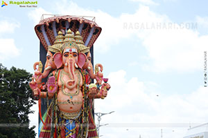 Khairatabad Ganesh Nimajjanam 2025 at Tank Bund in Hyderabad