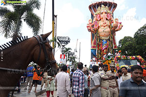 Khairatabad Ganesh Nimajjanam 2025 at Tank Bund in Hyderabad